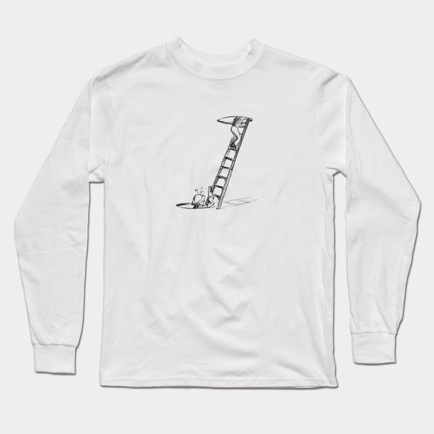 Cut down Long Sleeve T-Shirt by Jason's Doodles